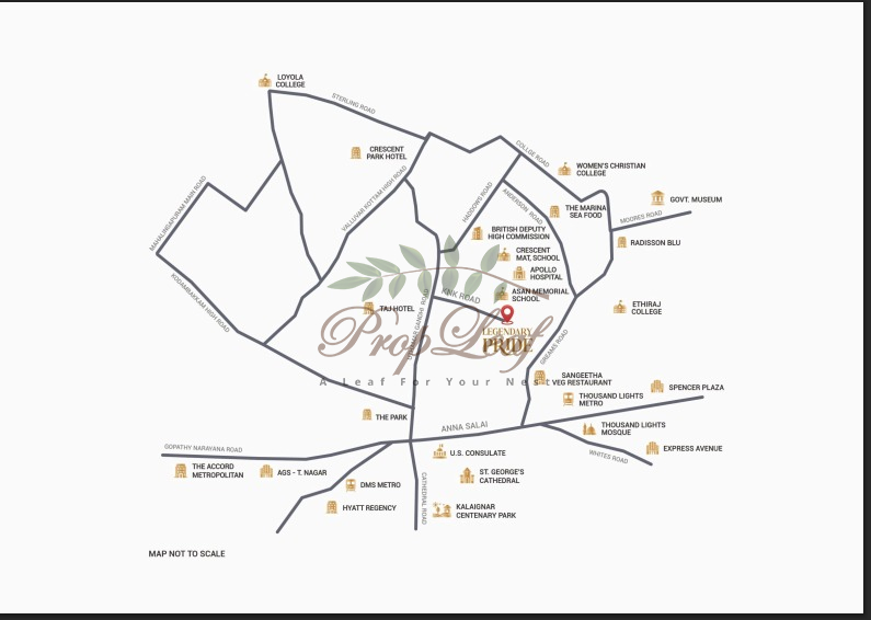 Legendary Pride Location Map